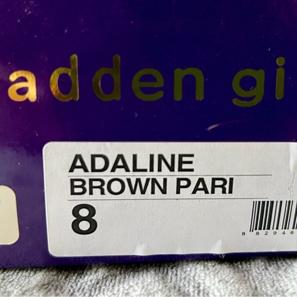 Madden Girl Women’s Brown Floral Sandals Size 8 - Picture 8 of 9